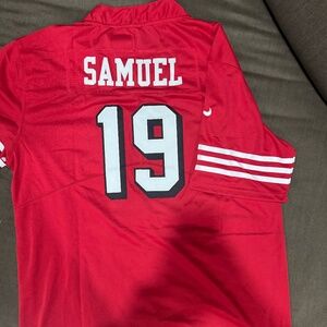 Deebo Samuel San Francisco 49ers Red Jersey Mens Large and XL